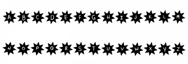 Starlight Fonte MAIÚSCULAS