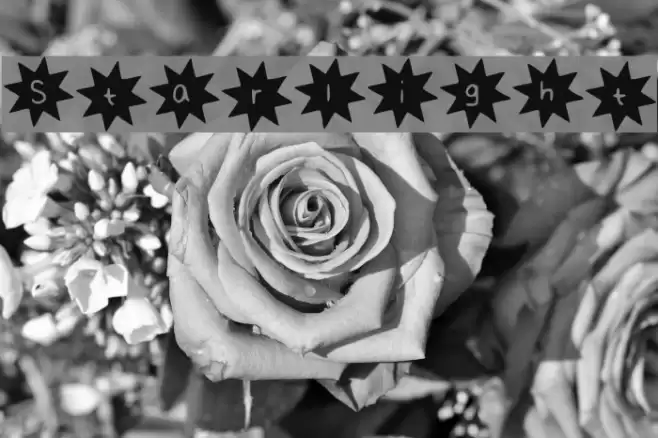 Starlight Font examples