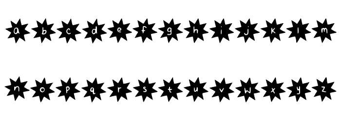 Starlight Font LOWERCASE
