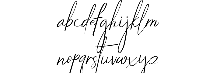 Starlights Italic Font LOWERCASE