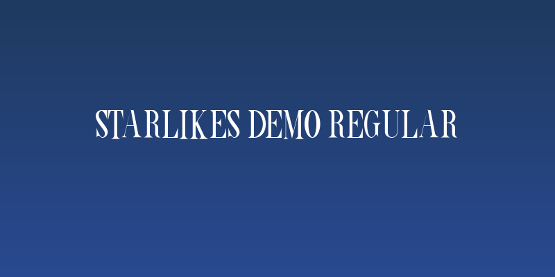 Starlikes DEMO Regular Social Header