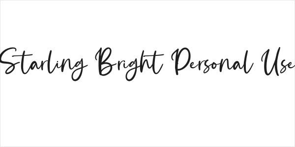 Starling Bright Personal Use Logo