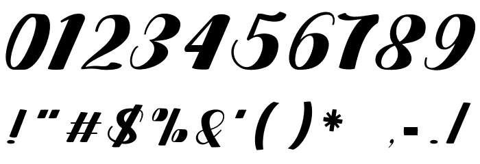 Starling Font OTHER CHARS