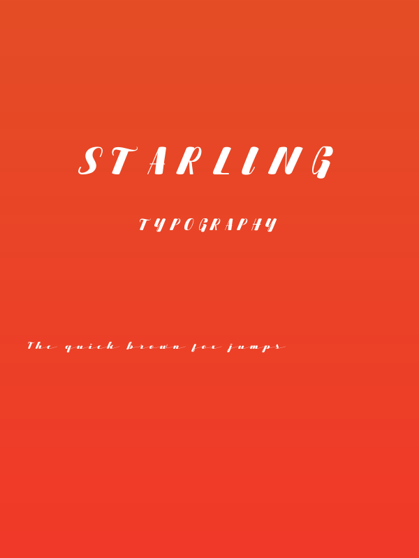 Starling Poster