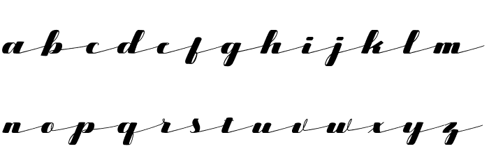 Starling Font LOWERCASE