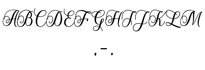 StarliveScript Font OTHER CHARS