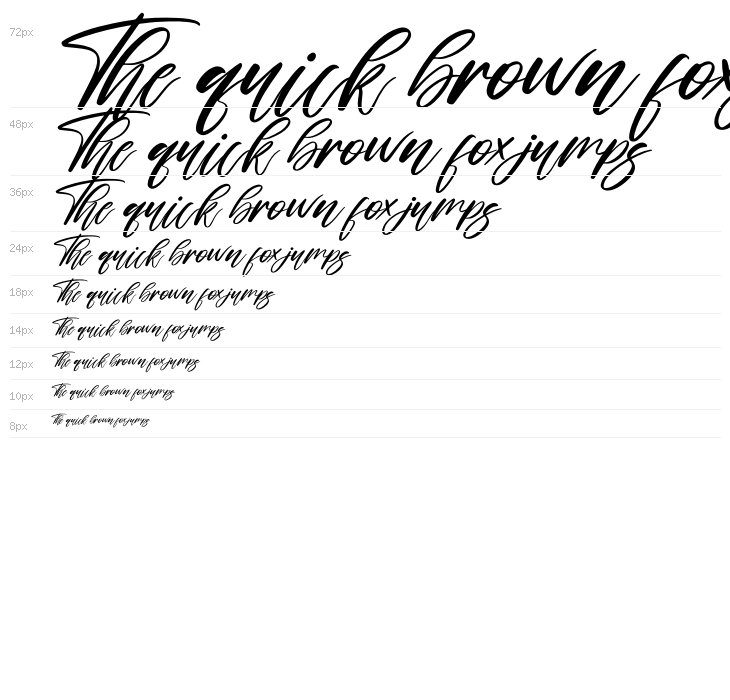 Starlla Italic Waterfall