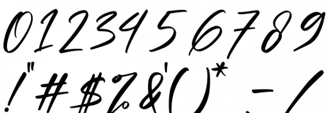 Starlla Font OTHER CHARS