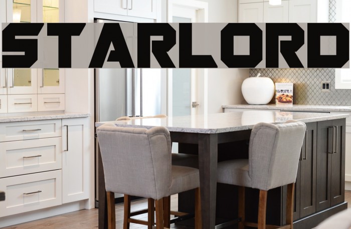 Starlord Font examples