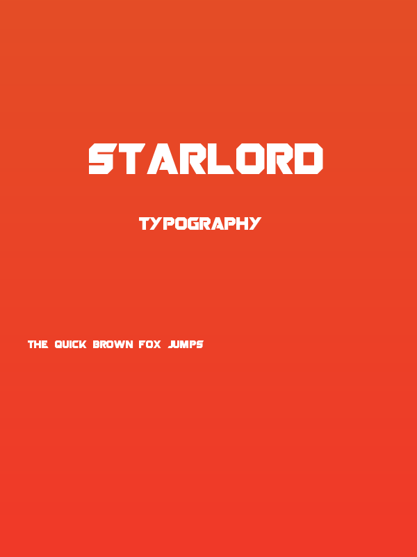 Starlord Poster