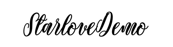 Starlove Demo  Free Fonts Download