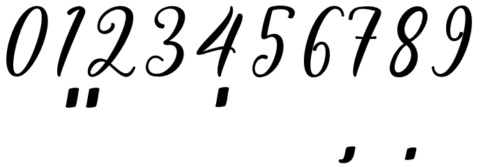 Starlove Demo Font OTHER CHARS