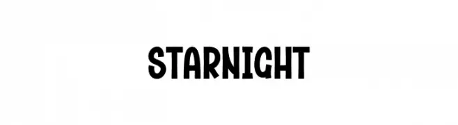 Starnight  baixar fontes gratis