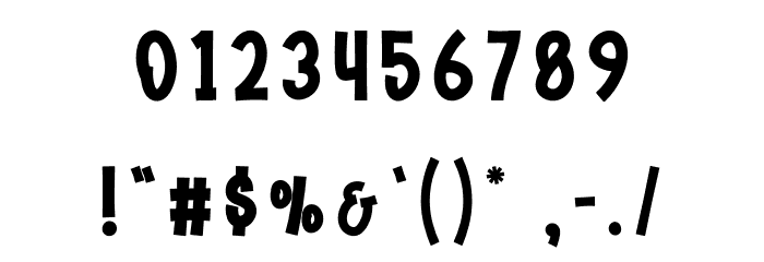 Starnight Font OTHER CHARS
