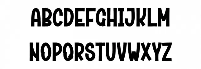 Starnight Font Litere mari