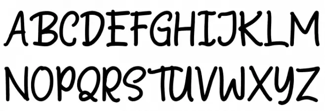 StarnightPersonalUse-Sans Fonte MAIÚSCULAS