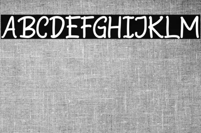 StarnightPersonalUse-Sans Fonte examples