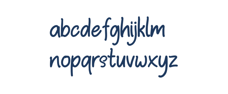 StarnightPersonalUse-Sans Lowercase