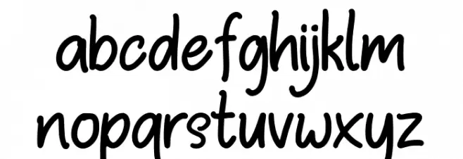 StarnightPersonalUse-Sans Fonte MINÚSCULAS