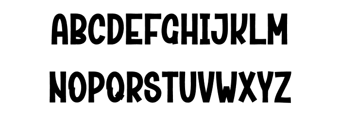 Starnight Font LOWERCASE
