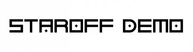 Staroff Demo  Fuentes Gratis Descargar