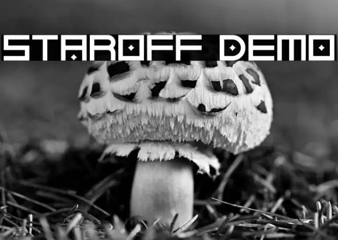 Staroff Demo Font examples