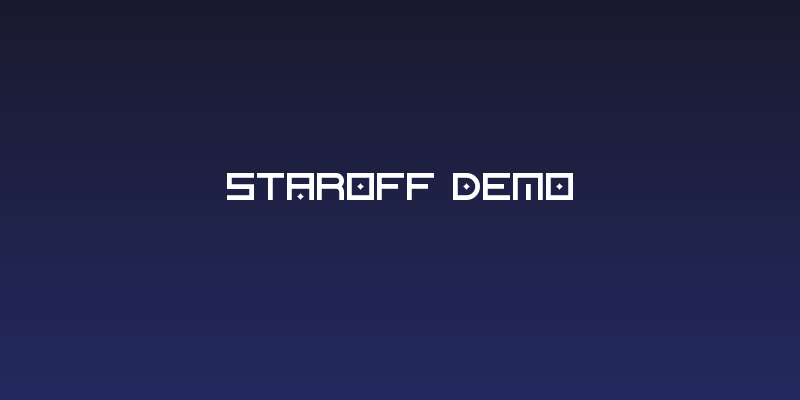 Staroff Demo Social Header