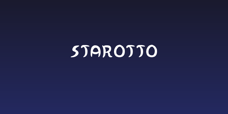 Starotto Social Header