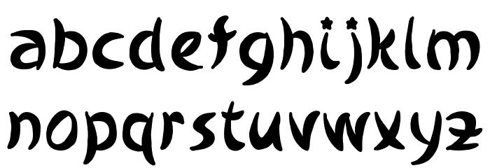 Starotto Font LOWERCASE