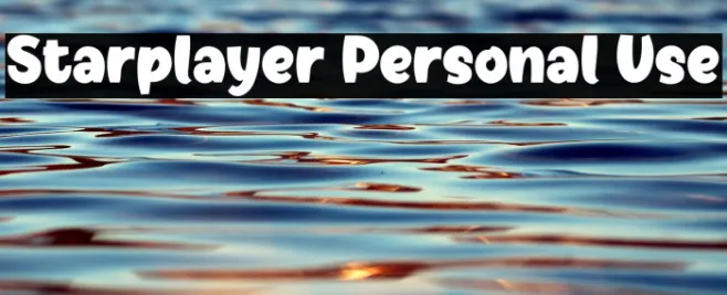 Starplayer Personal Use Example 3