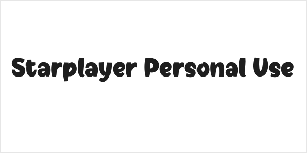 Starplayer Personal Use Logo