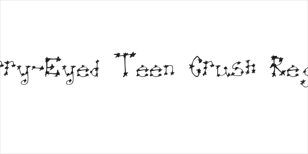 Starry-Eyed Teen Crush Regular Logo