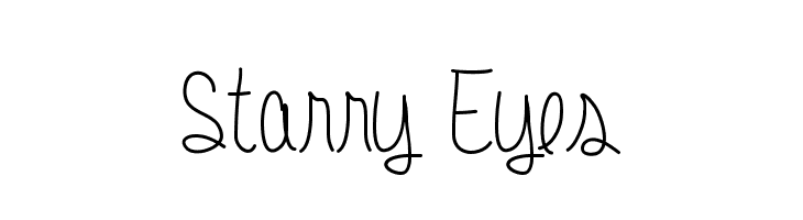 Starry Eyes  font caratteri gratis