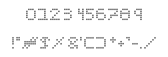 Starry Geelyn Edits Regular Font OTHER CHARS