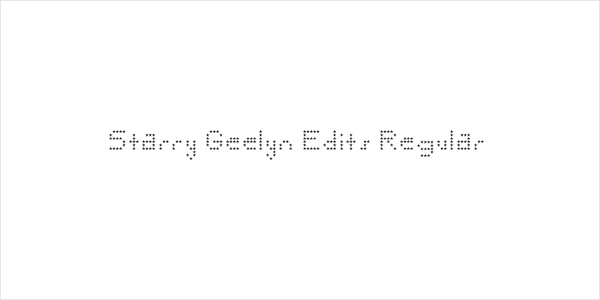 Starry Geelyn Edits Regular Logo