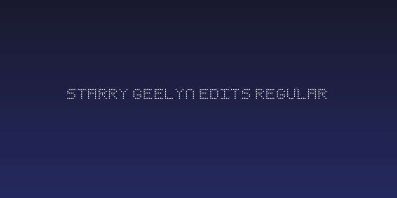 Starry Geelyn Edits Regular Social Header