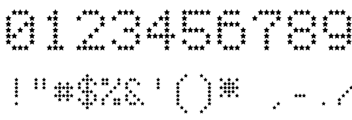 StarryTypeLA Font OTHER CHARS