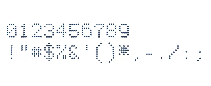 StarryTypeLA Font OTHER CHARS