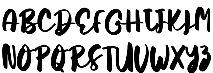 Stars Alive خط أحرف كبيرة