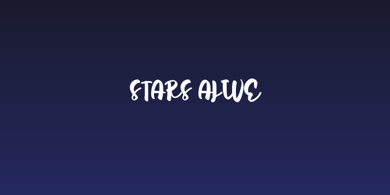 Stars Alive Social Header