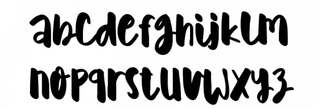 Stars Alive Polices MINUSCULES