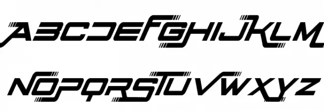 Stars Fighters Font Litere mari