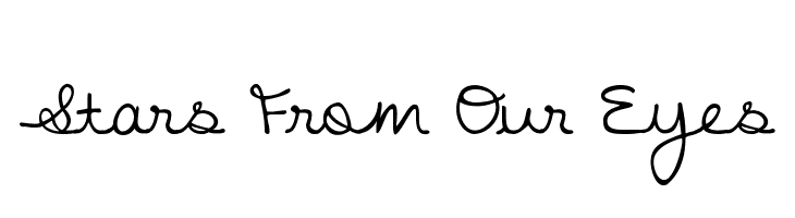 Stars From Our Eyes  font caratteri gratis