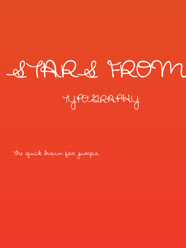 Stars From Our Eyes Poster