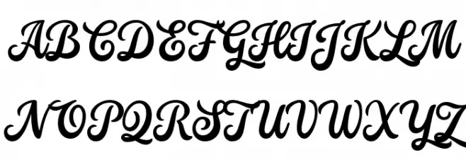 Stars & Love Bottom Heavy Schriftart Groß