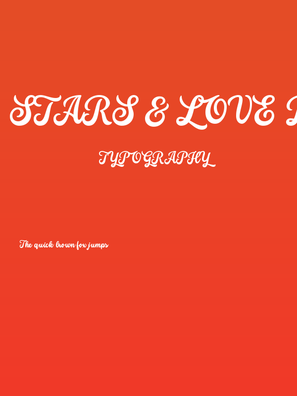 Stars & Love Bottom Heavy Poster