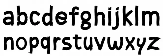 Stars Mounth Caratteri MINUSCOLO