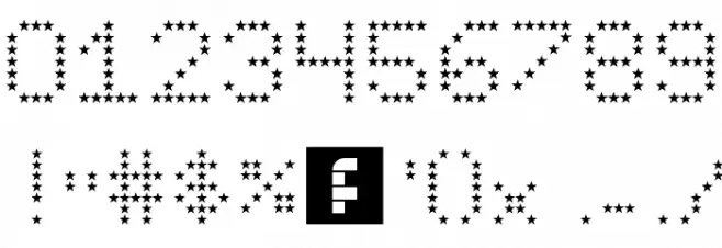 Stars Revenge Regular Шрифта ДРУГИЕ символов