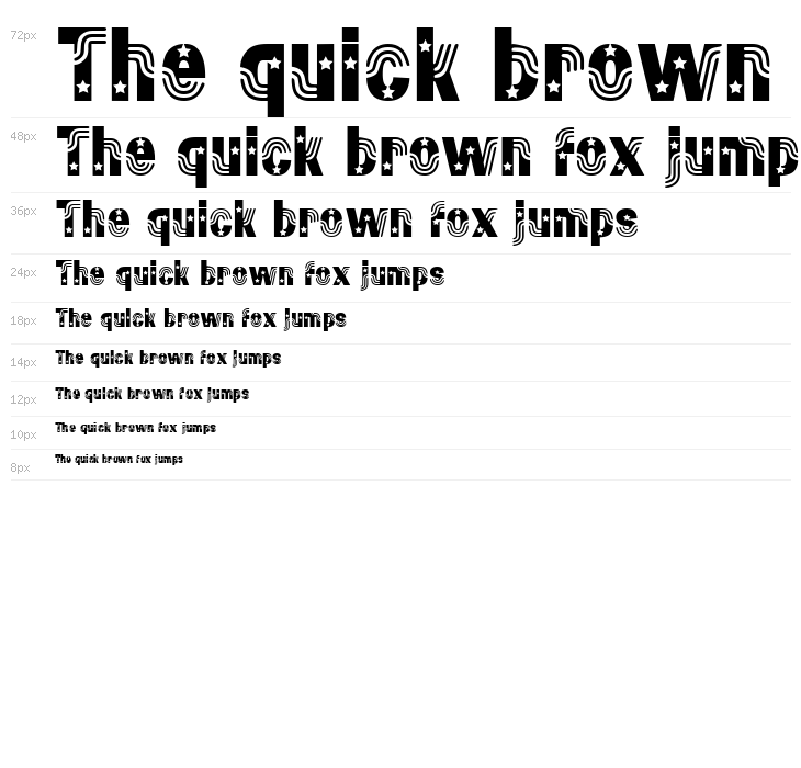 Stars & Stripes Waterfall