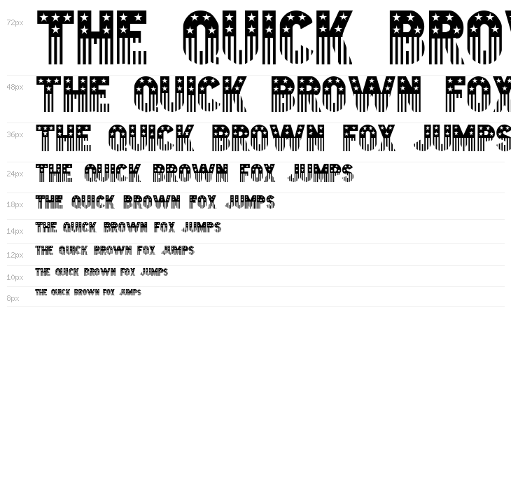 Stars & Stripes Waterfall